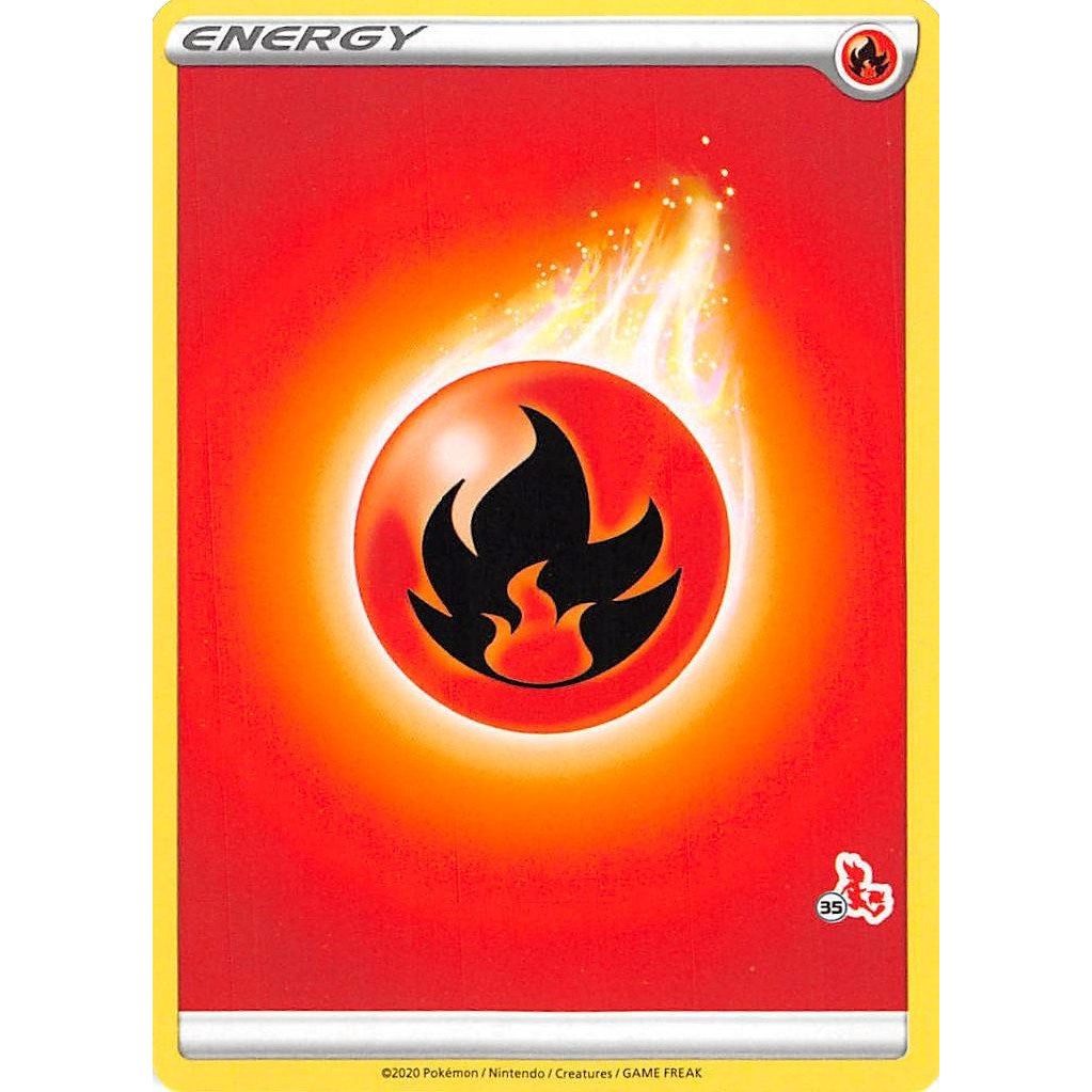 Image for Fire Energy (#35 Cinderace Stamped) (BA22) - Pokemon
