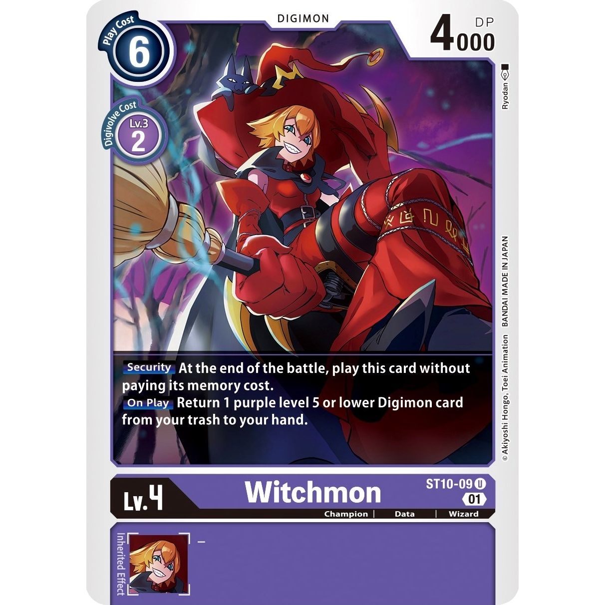Image for Witchmon (ST10-09 U) (ST-10) - Digimon Card Game