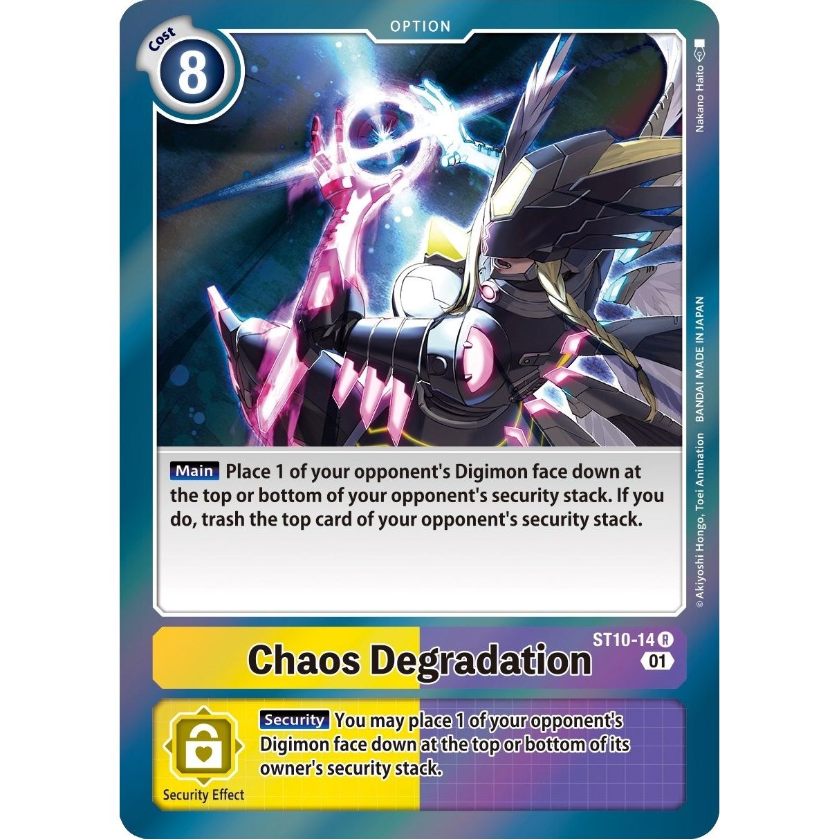 Image for Chaos Degradation (ST10-14 R) (ST-10) - Digimon Card Game
