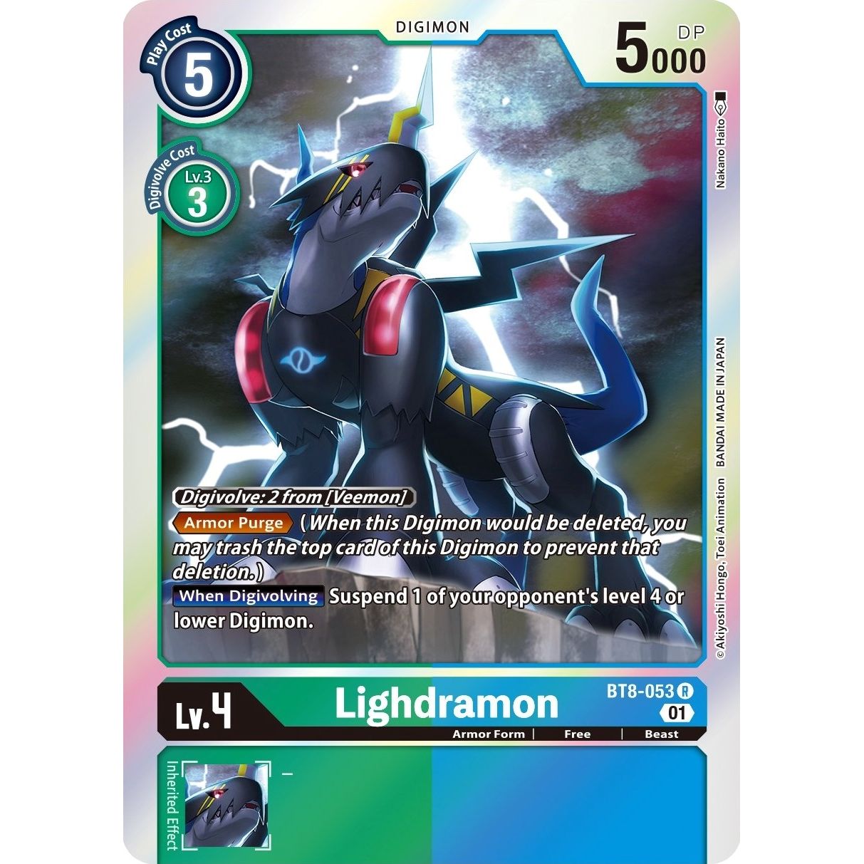 Image for Lighdramon (BT8-053 R) (BT08) - Digimon Card Game