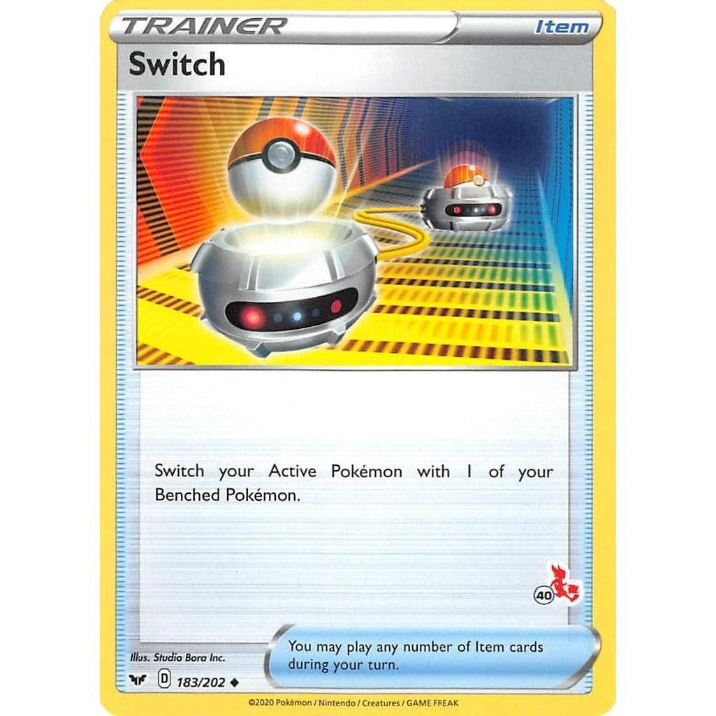 Image for Switch - 183/202 (#40 Cinderace Stamped) (183/202) (BA22) - Pokemon