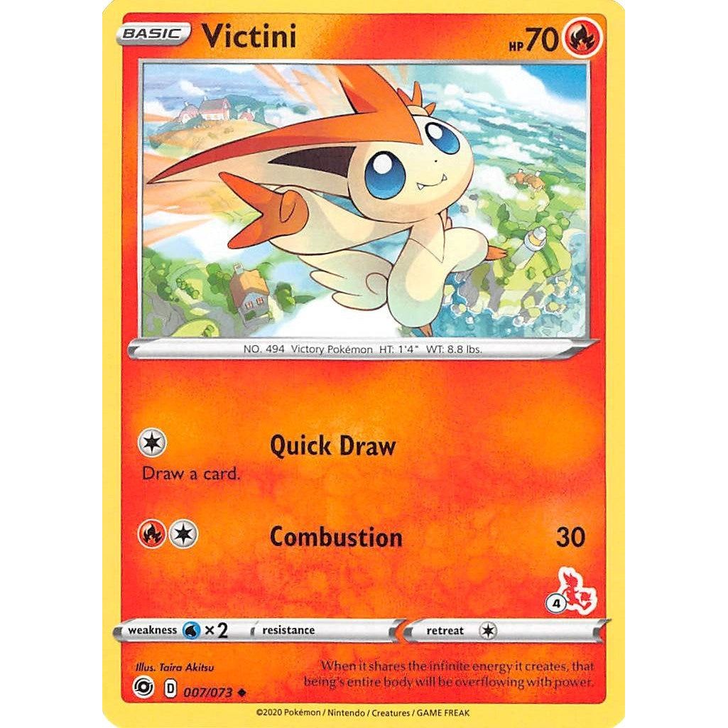 Image for Victini - 007/073 (#4 Cinderace Stamped) (007/073) (BA22) - Pokemon