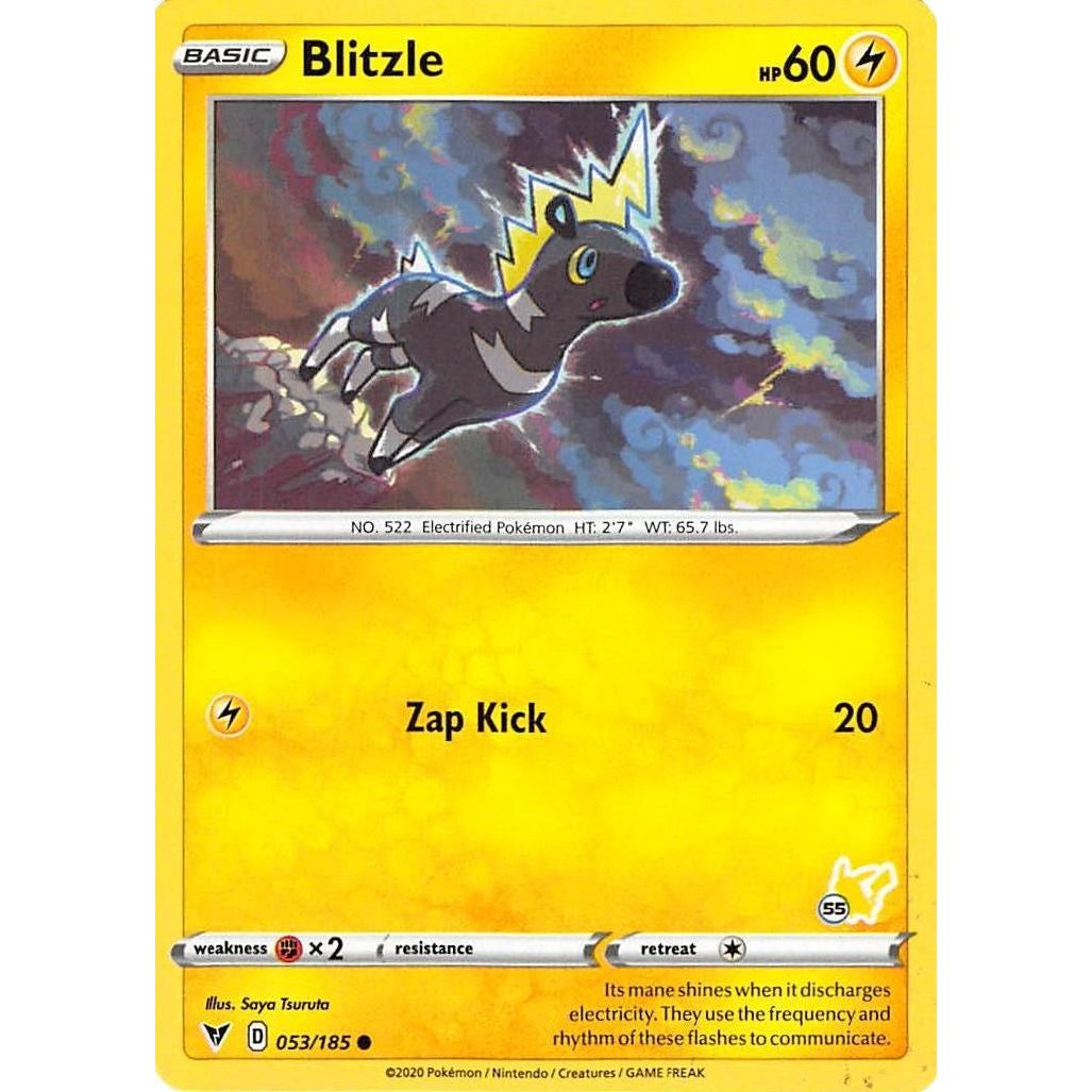 Image for Blitzle - 053/185 (#55 Pikachu Stamped) (053/185) (BA22) - Pokemon