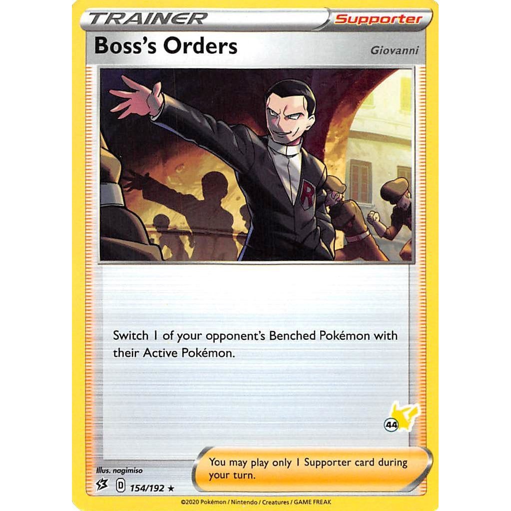 Image for Boss's Orders - 154/192 (#44 Pikachu Stamped) (154/192) (BA22) - Pokemon