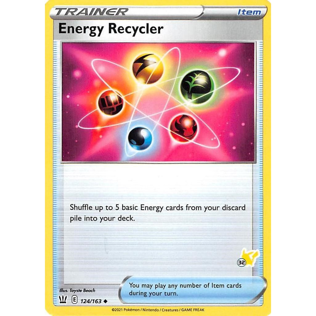 Image for Energy Recycler - 124/163 (#32 Pikachu Stamped) (124/163) (BA22) - Pokemon