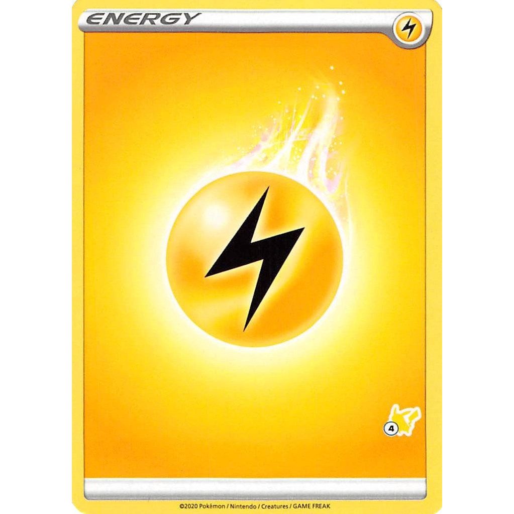Image for Lightning Energy (#4 Pikachu Stamped) (BA22) - Pokemon