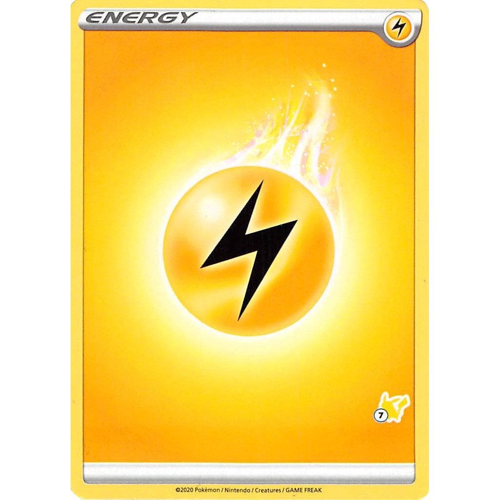 Image for Lightning Energy (#7 Pikachu Stamped) (BA22) - Pokemon