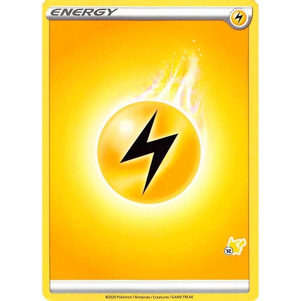 Image for Lightning Energy (#12 Pikachu Stamped) (BA22) - Pokemon