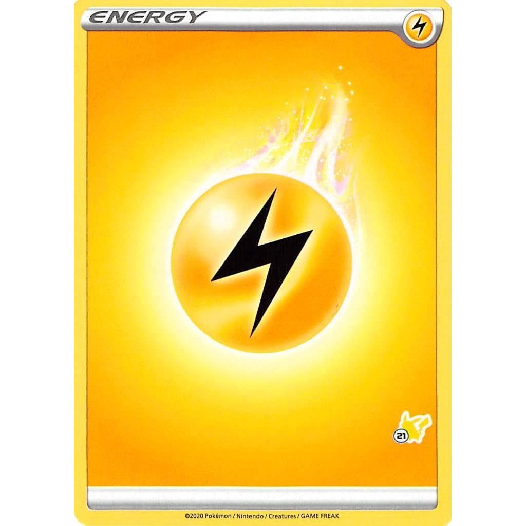 Image for Lightning Energy (#21 Pikachu Stamped) (BA22) - Pokemon