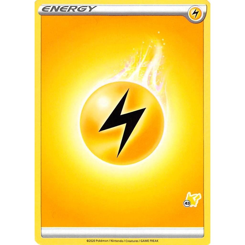 Image for Lightning Energy (#43 Pikachu Stamped) (BA22) - Pokemon