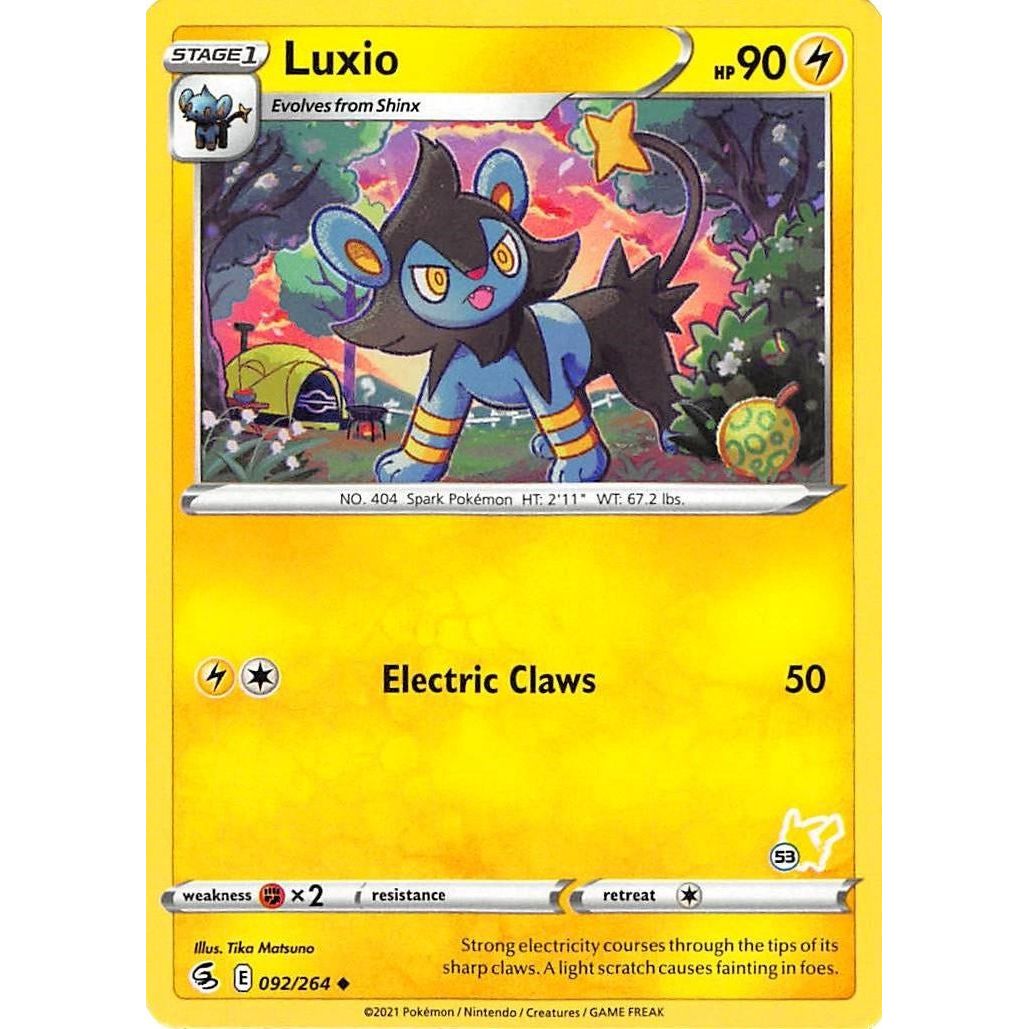 Image for Luxio - 092/264 (#53 Pikachu Stamped) (092/264) (BA22) - Pokemon
