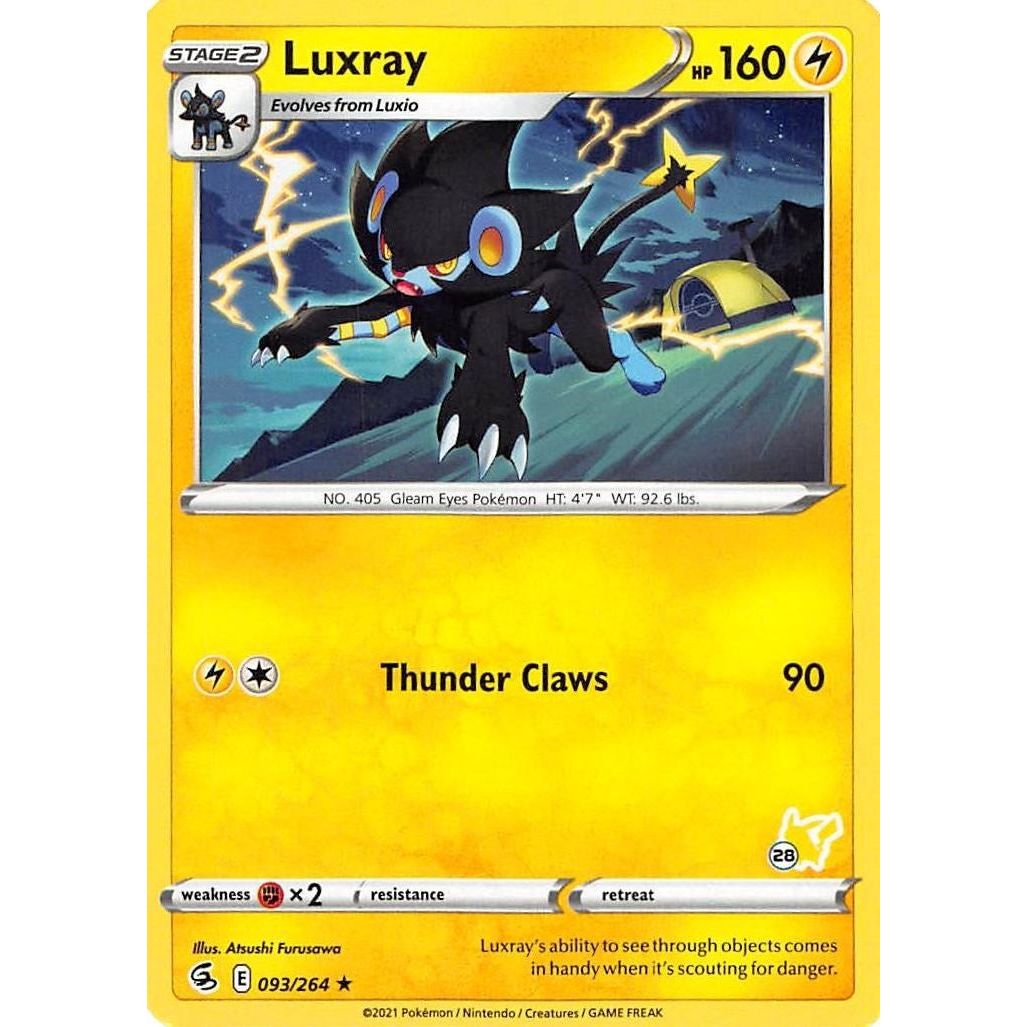 Image for Luxray - 093/264 (#28 Pikachu Stamped) (093/264) (BA22) - Pokemon