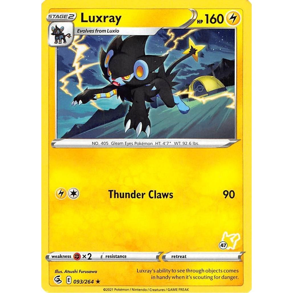 Image for Luxray - 096/264 (#47 Pikachu Stamped) (093/264) (BA22) - Pokemon