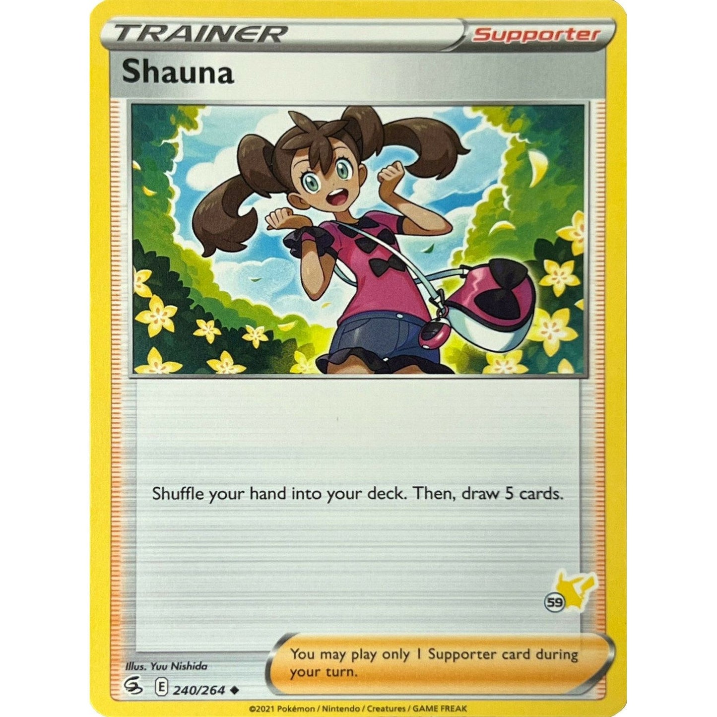 Image for Shauna - 240/264 (#59 Pikachu Stamped) (240/264) (BA22) - Pokemon