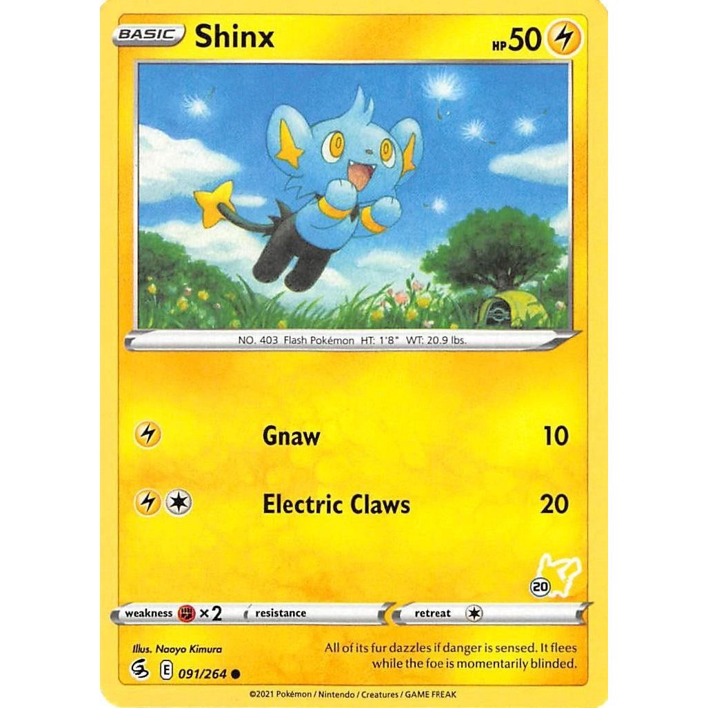 Image for Shinx - 091/264 (#20 Pikachu Stamped) (091/264) (BA22) - Pokemon