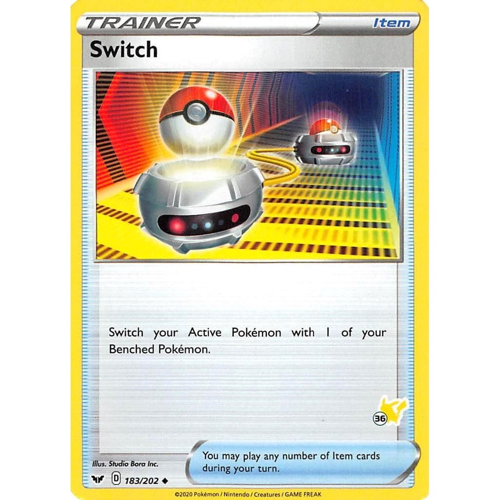 Image for Switch - 183/202 (#36 Pikachu Stamped) (183/202) (BA22) - Pokemon