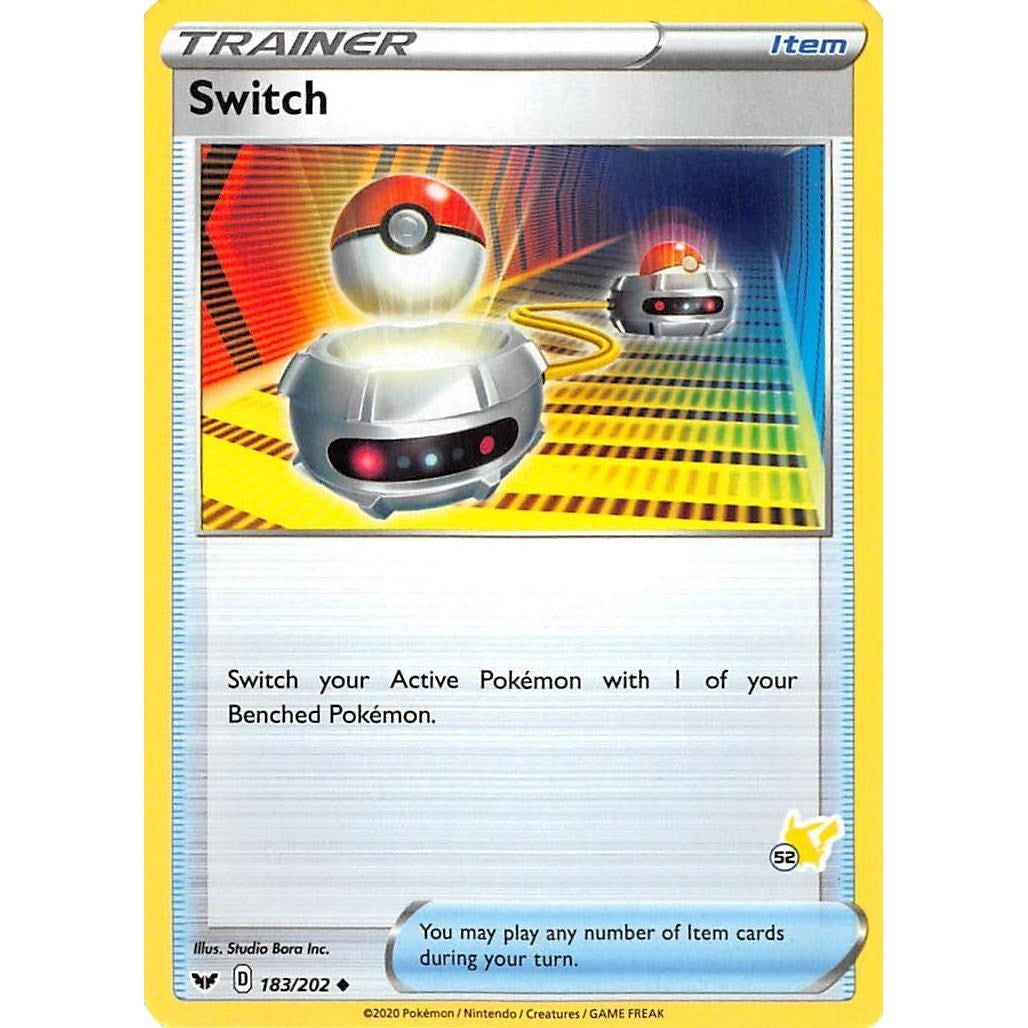Image for Switch - 183/202 (#52 Pikachu Stamped) (183/202) (BA22) - Pokemon