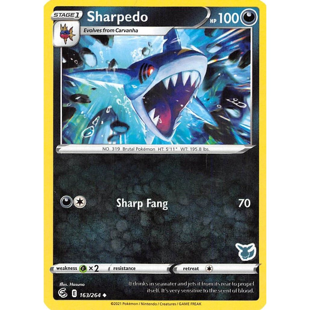 Image for Sharpedo - 163/264 (Eevee Stamped) (163/264) (BA22) - Pokemon
