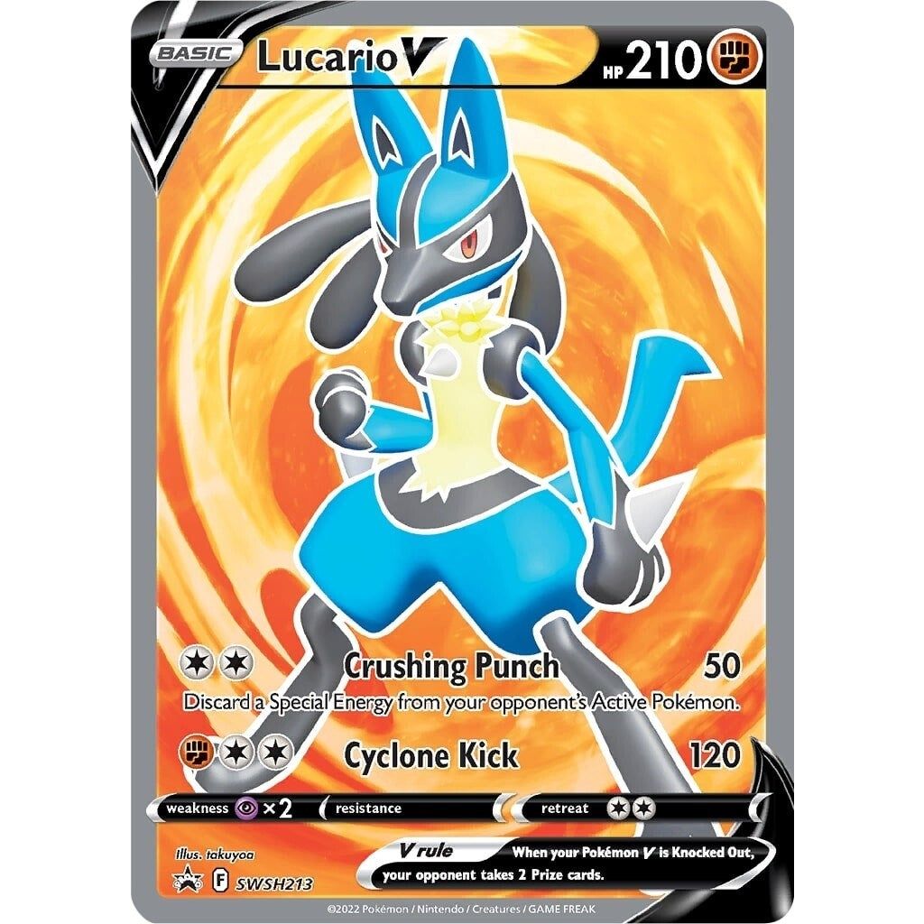Image for Lucario V - SWSH213 (SWSH213) (SWSD) - Pokemon