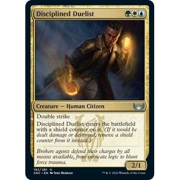 Image for Disciplined Duelist (182) (SNC) - Magic: The Gathering