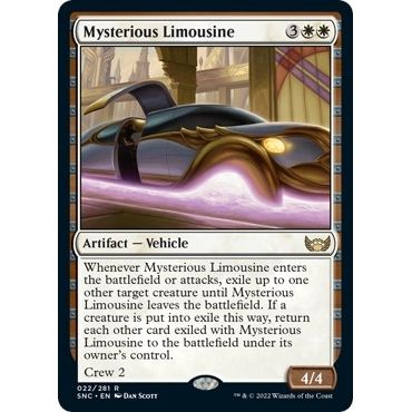Image for Mysterious Limousine (22) (SNC) - Magic: The Gathering