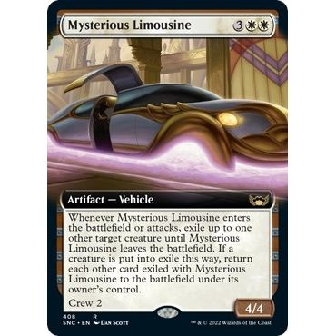 Image for Mysterious Limousine (Extended Art) (408) (SNC) - Magic: The Gathering