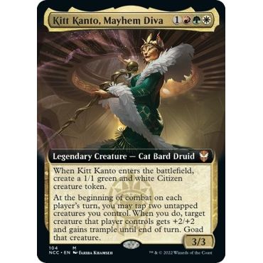 Image for Kitt Kanto, Mayhem Diva (Extended Art) (104) (NCC) - Magic: The Gathering