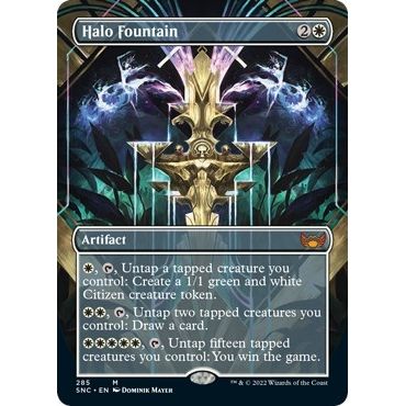 Image for Halo Fountain (Borderless) (285) (SNC) - Magic: The Gathering
