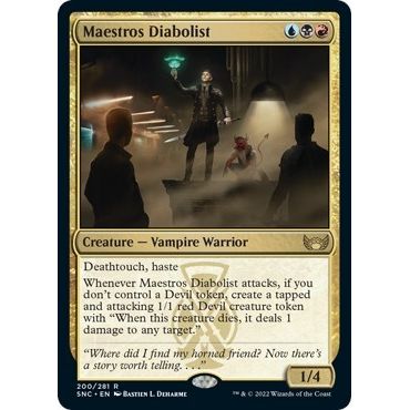 Image for Maestros Diabolist (200) (SNC) - Magic: The Gathering