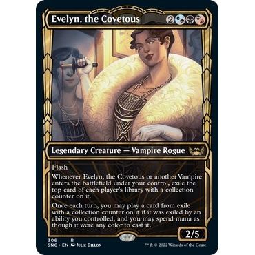 Image for Evelyn, the Covetous (Showcase) (306) (SNC) - Magic: The Gathering