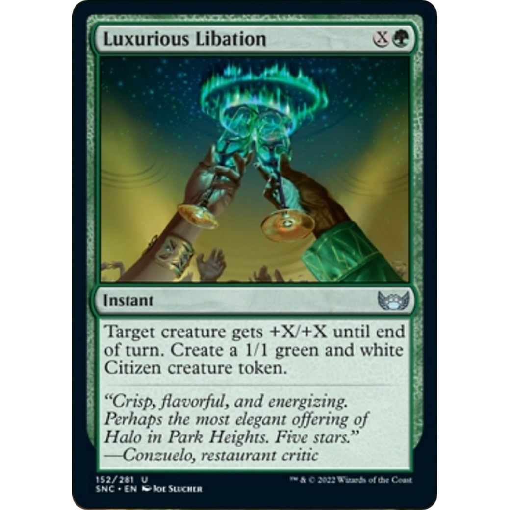 Image for Luxurious Libation (152) (SNC) - Magic: The Gathering