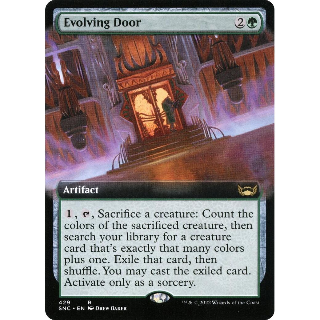 Image for Evolving Door (Extended Art) (429) (SNC) - Magic: The Gathering