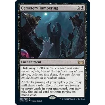 Image for Cemetery Tampering (69) (SNC) - Magic: The Gathering