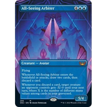 Image for All-Seeing Arbiter (Borderless) (286) (SNC) - Magic: The Gathering