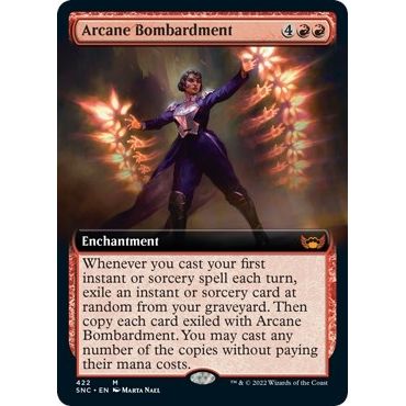 Image for Arcane Bombardment (Extended Art) (422) (SNC) - Magic: The Gathering