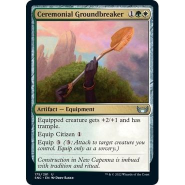 Image for Ceremonial Groundbreaker (175) (SNC) - Magic: The Gathering