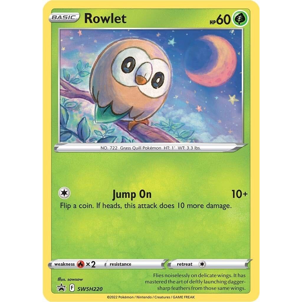 Image for Rowlet - SWSH220 (SWSH220) (SWSD) - Pokemon