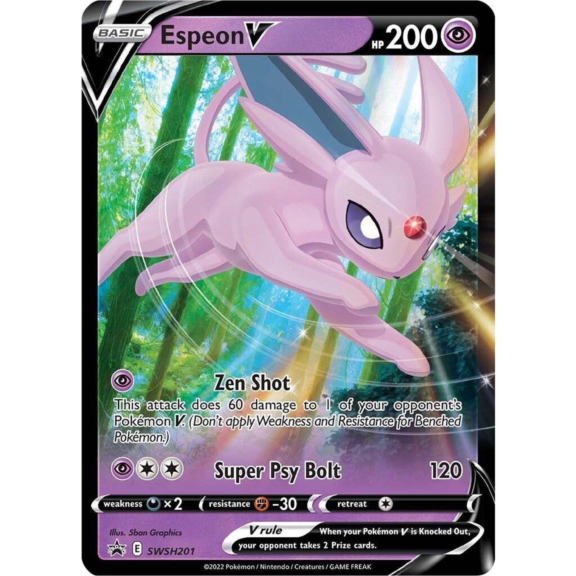 Image for Espeon V - SWSH201 (SWSH201) (SWSD) - Pokemon