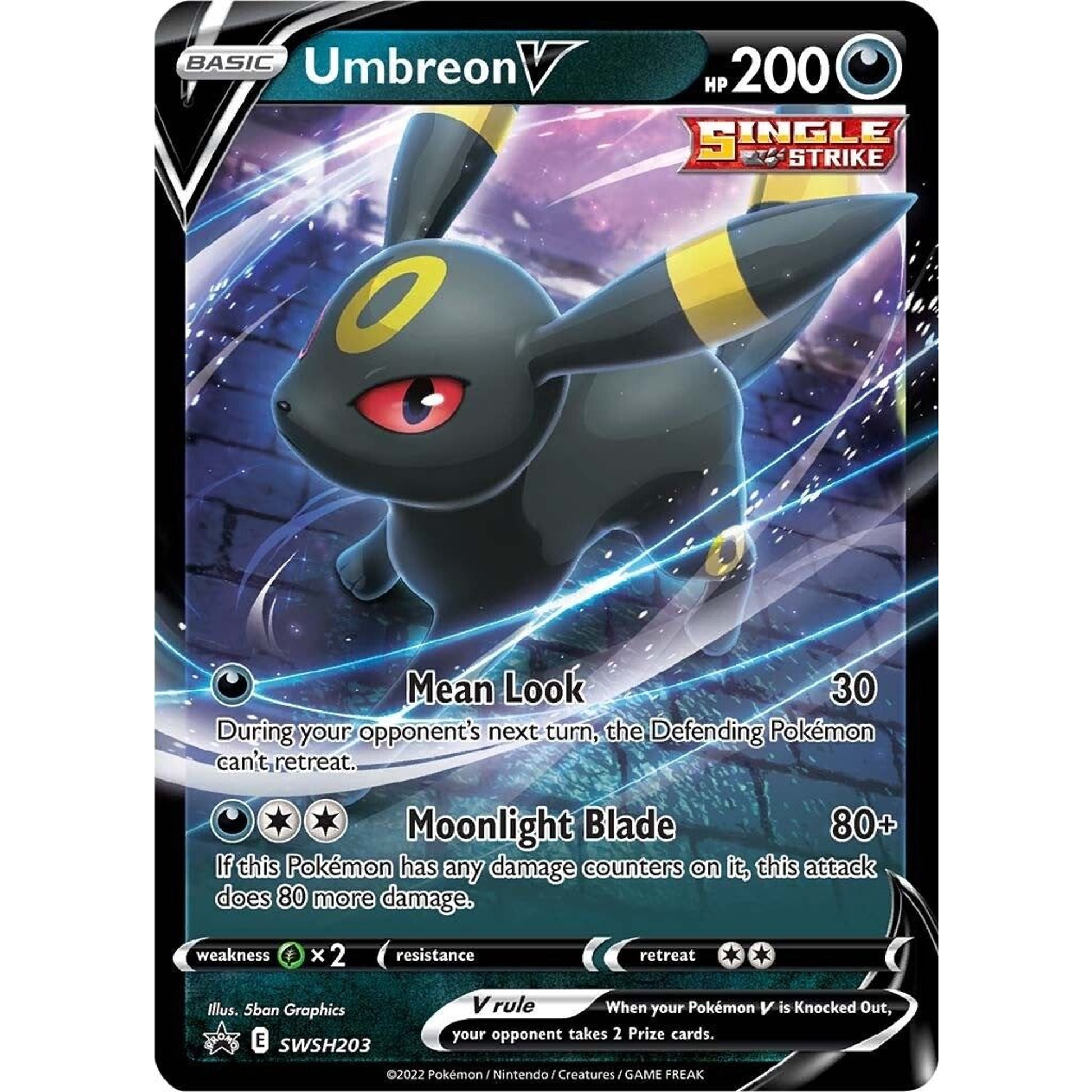 Image for Umbreon V - SWSH203 (SWSH203) (SWSD) - Pokemon