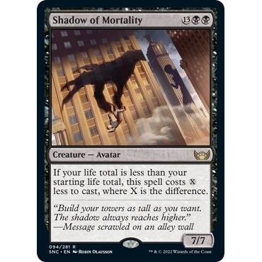 Image for Shadow of Mortality (94) (SNC) - Magic: The Gathering