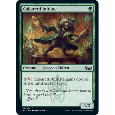 Image for Cabaretti Initiate (137) (SNC) - Magic: The Gathering