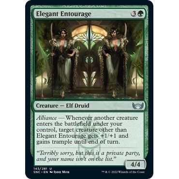 Image for Elegant Entourage (143) (SNC) - Magic: The Gathering