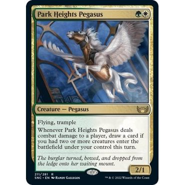Image for Park Heights Pegasus (211) (SNC) - Magic: The Gathering