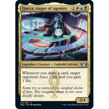 Image for Queza, Augur of Agonies (212) (SNC) - Magic: The Gathering