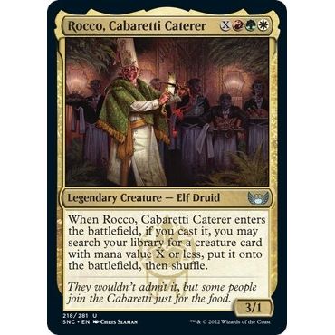 Image for Rocco, Cabaretti Caterer (218) (SNC) - Magic: The Gathering
