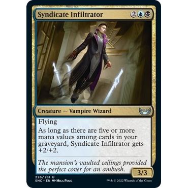 Image for Syndicate Infiltrator (226) (SNC) - Magic: The Gathering
