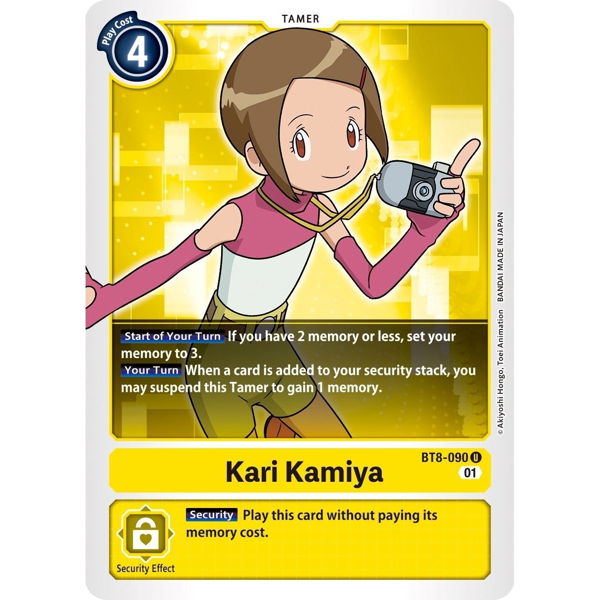 Image for Kari Kamiya (BT8-090 U) (BT08) - Digimon Card Game