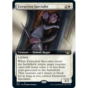 Image for Extraction Specialist (Extended Art) (407) (SNC) - Magic: The Gathering