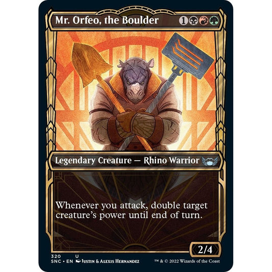 Image for Mr. Orfeo, the Boulder (Showcase) (320) (SNC) - Magic: The Gathering