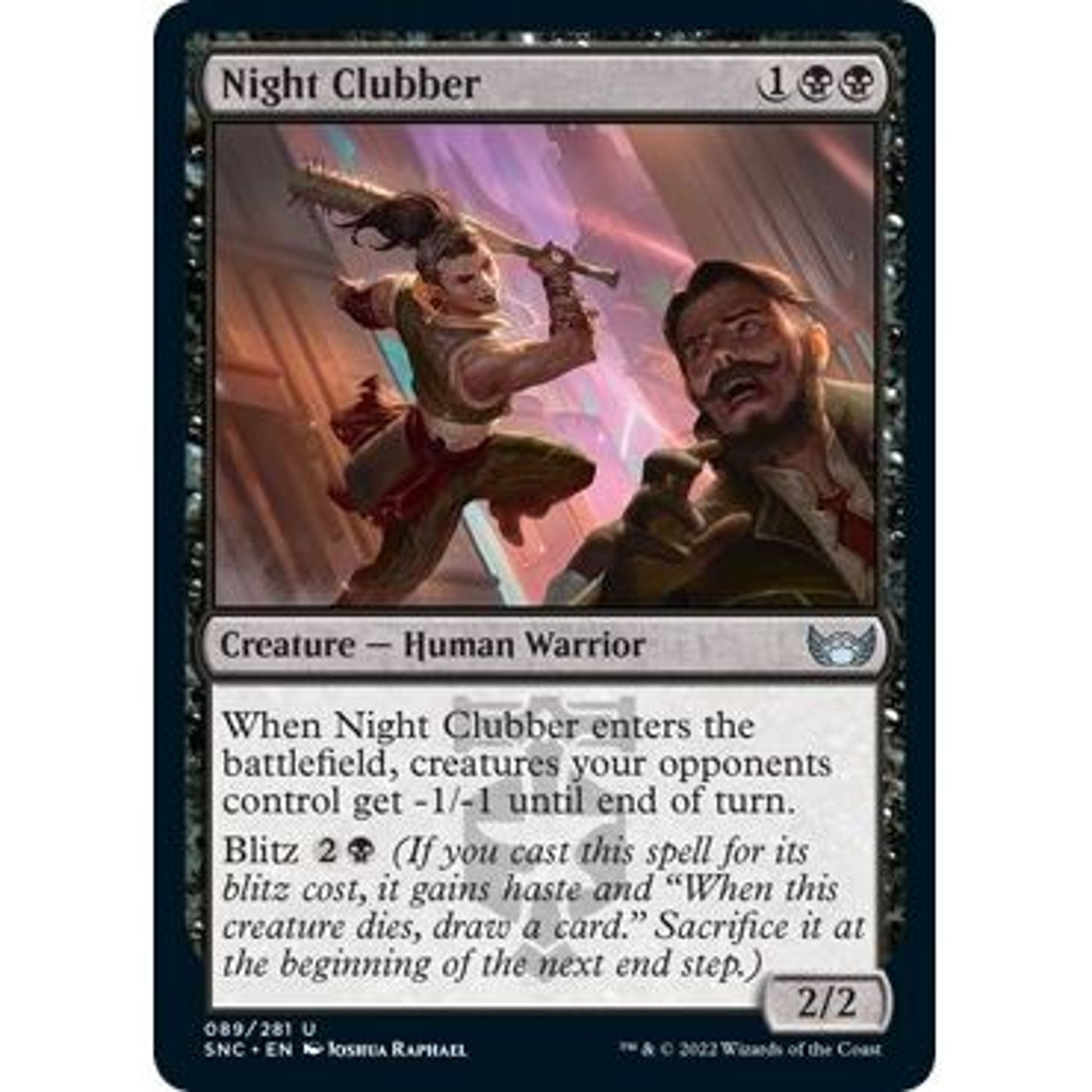 Image for Night Clubber (89) (SNC) - Magic: The Gathering